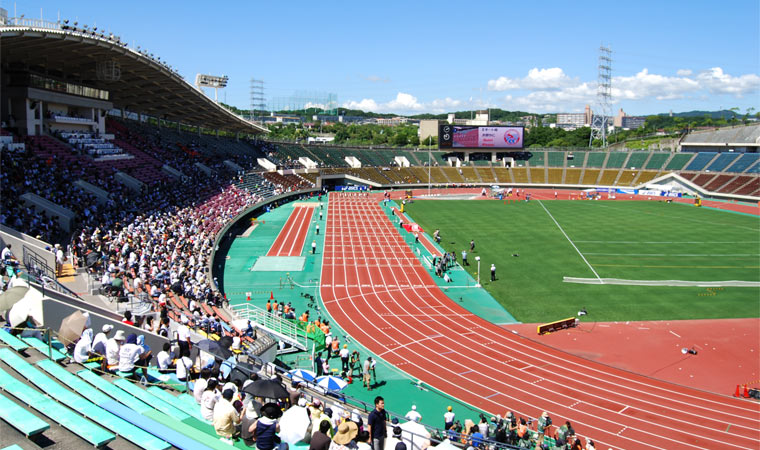 アジア陸上選手権  神戸総合運動公園ユニバー記念競技場