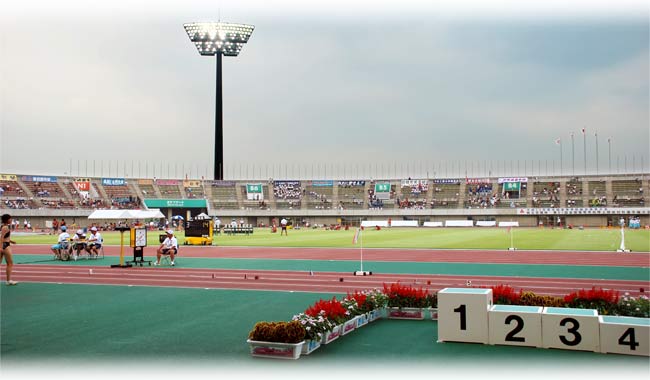 熊谷スポーツ文化公園陸上競技場 高校総体