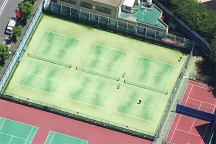 国立霞ヶ丘競技場 西テニス場３面を砂入人工芝コートにリフレッシュ