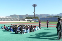 山形で「ジュニア陸上講習会」を開催。講師は岸川朱里選手と竹原史恵選手