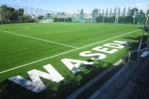 早稲田大学 東伏見校地 サッカー場人工芝をオーバーレイ改修