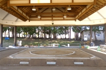 静岡県立富士宮北高校の相撲場土俵を改修してリフレッシュ
