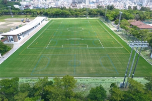 沖縄県総合運動公園蹴球場を人工芝化。JFA公認229号