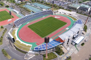 鹿児島国体主会場 白波スタジアム IAAF CLASS 2認証取得